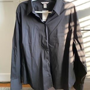Black H&M button up shirt, NWT